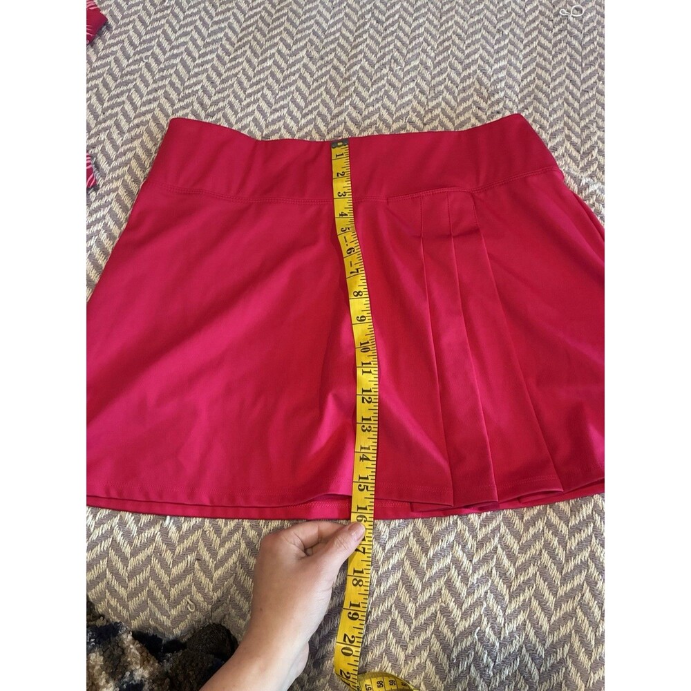 Tommy Bahama Active Golf Set Top + Skort Pink Tropical UPF 50 Pockets Size L - Picture 3 of 16